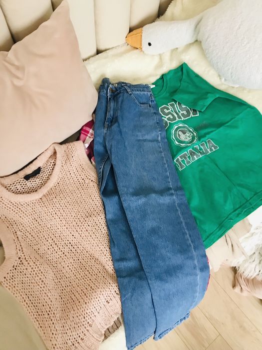 Пакет осінніх жіночих речей светр XS