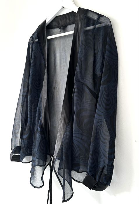 Bluzka / narzuta transparentna mgiełka wiązana NOWA