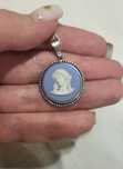 Кулон серебро wedgwood порцеляна