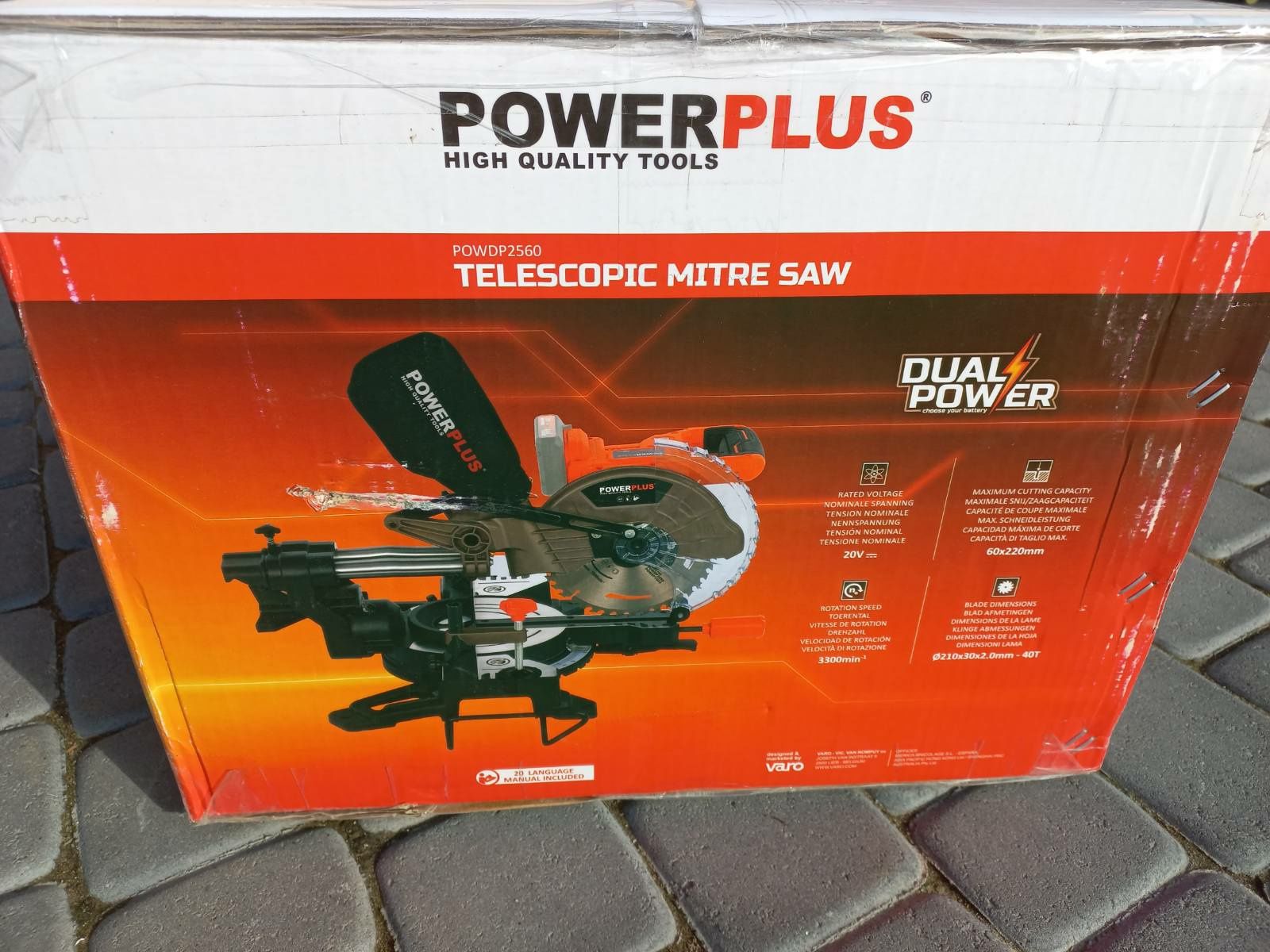 Аккумуляторна Торцова пила powerplus powdp2560