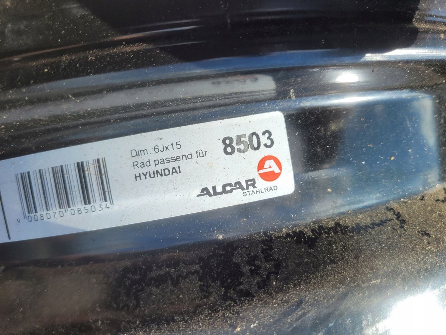 4x Felgi 15 Hyundai ix20 Kia Venga 6j 5x114,3 ET48