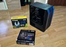 Komputer Ryzen 5/RTX 3060 Ti/16gb Ram/SSD M.2/HDD/SilentumPC Mocny!