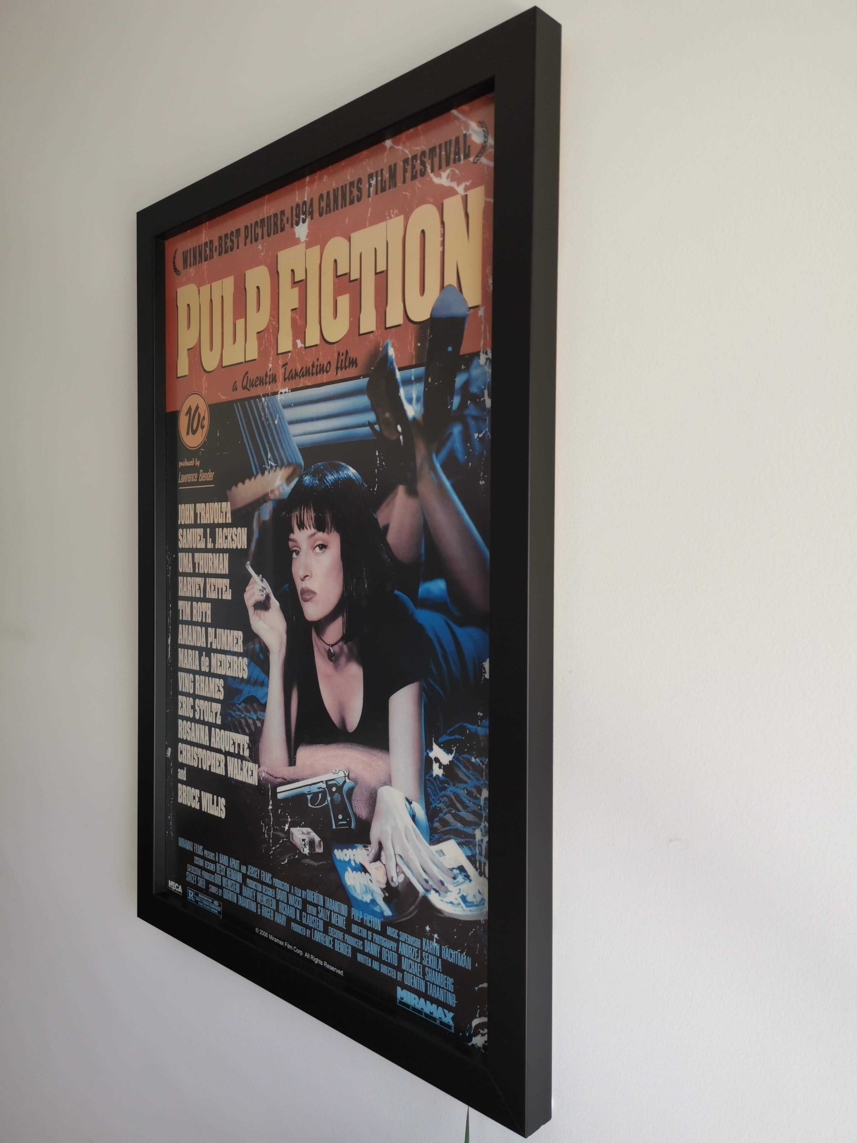 Poster Pulp Fiction - Moldura à medida