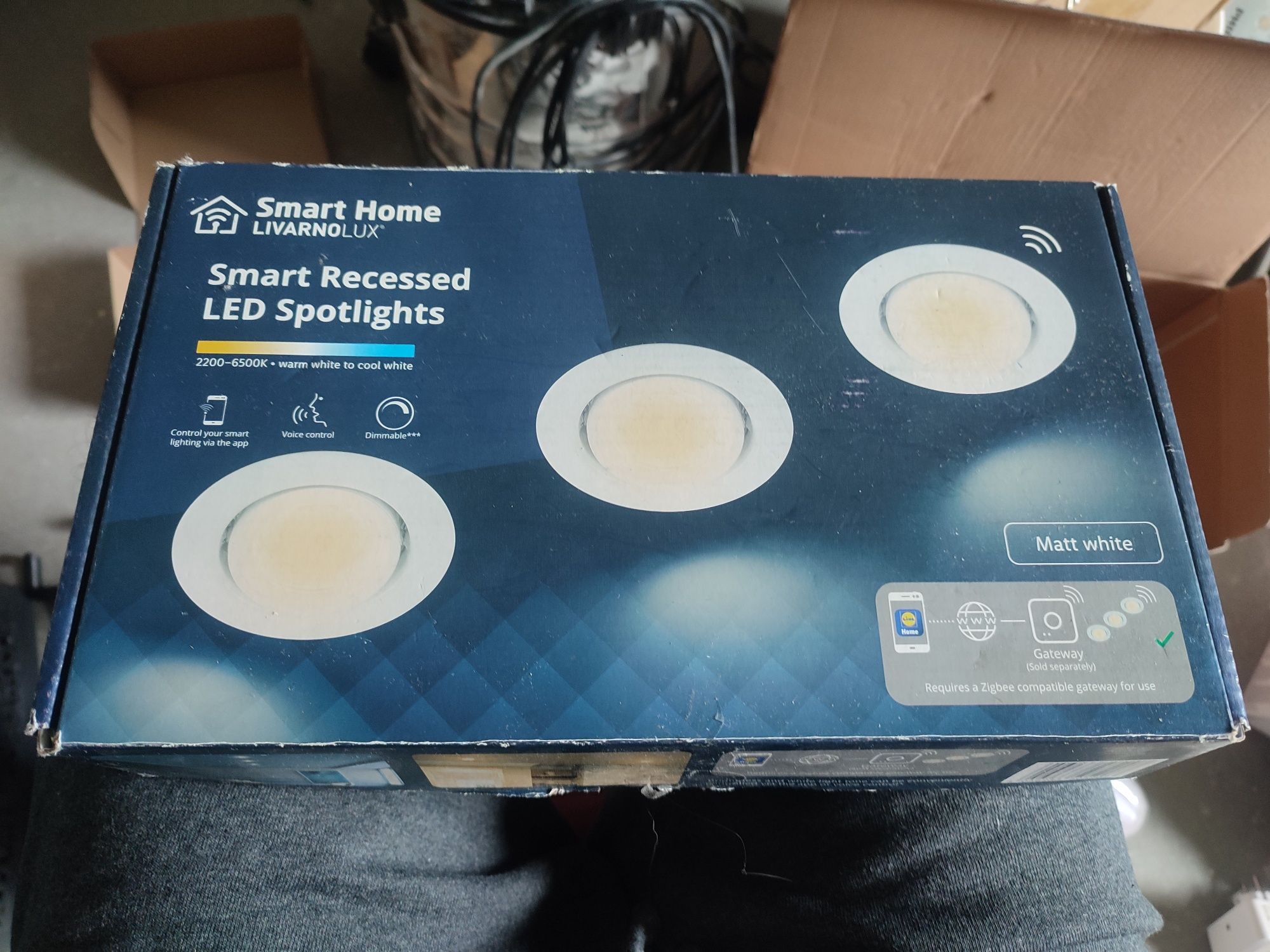 LIVARNO LUX 3 reflektorki LED do zabudowy Zigbee Smart Home, 1 zestaw