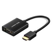 Ugreen kabel przewód adapter HDMI (męski) - VGA (żeński) czarny