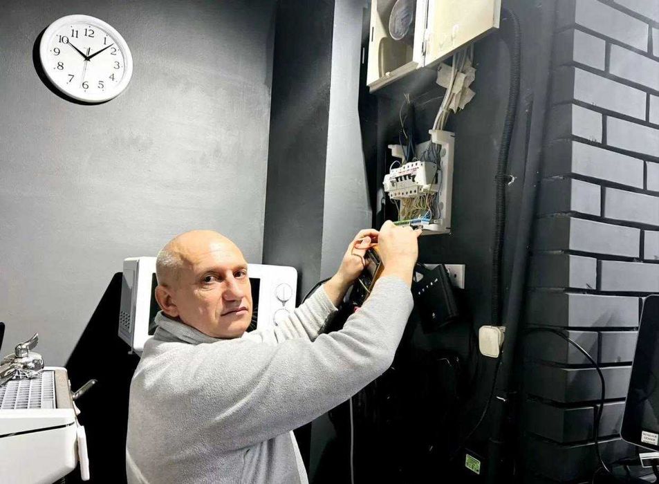 Электрик.Электромонтаж.Подключение генератора.Розетки,интернет