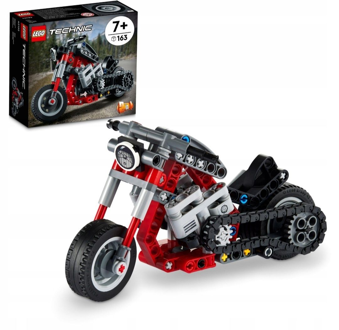 LEGO Technic - Motocykl 42132 - NOWY.