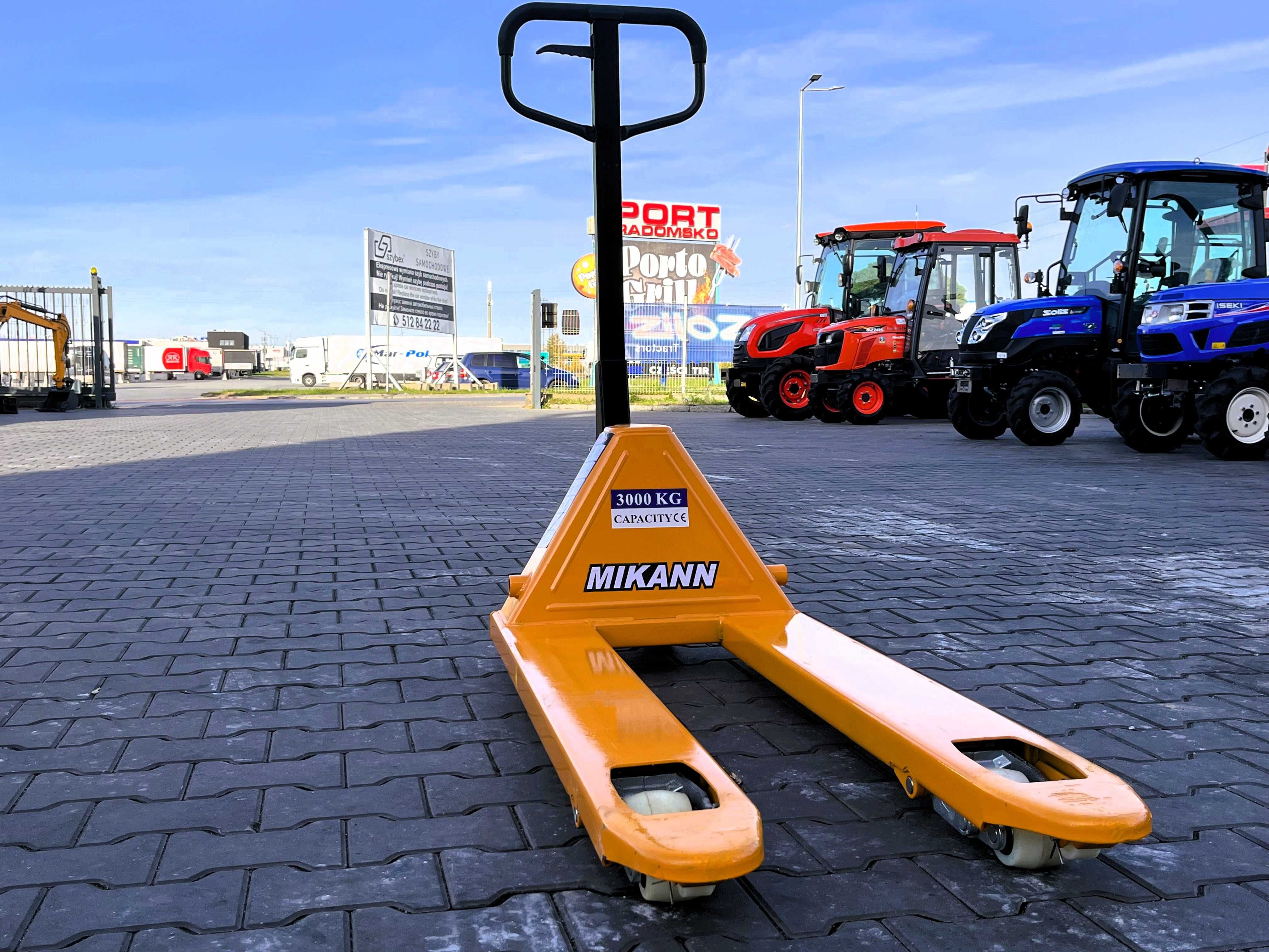 Wózek Paletowy Ręczny, Paleciak Mikann 3T Nowy Japan Trak