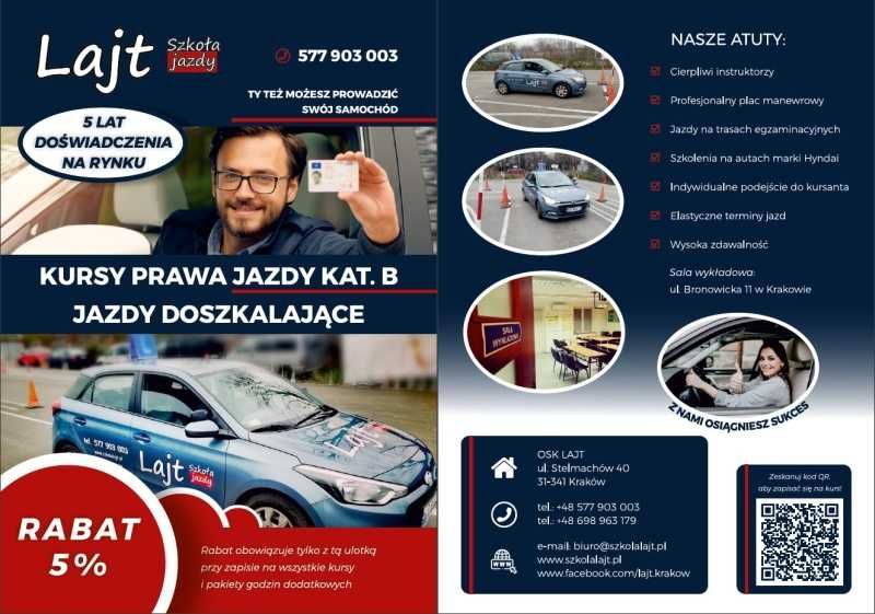 Reklamy ulotki wizytówki banery plakaty szyldy naklejki projekty druk