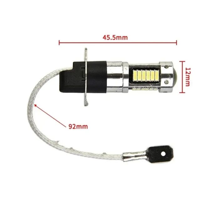 Светодиодная лампочка , лампа Led H3 , дхо, противотуманки