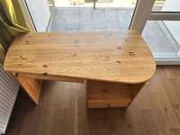 drewniane biurko - dąb