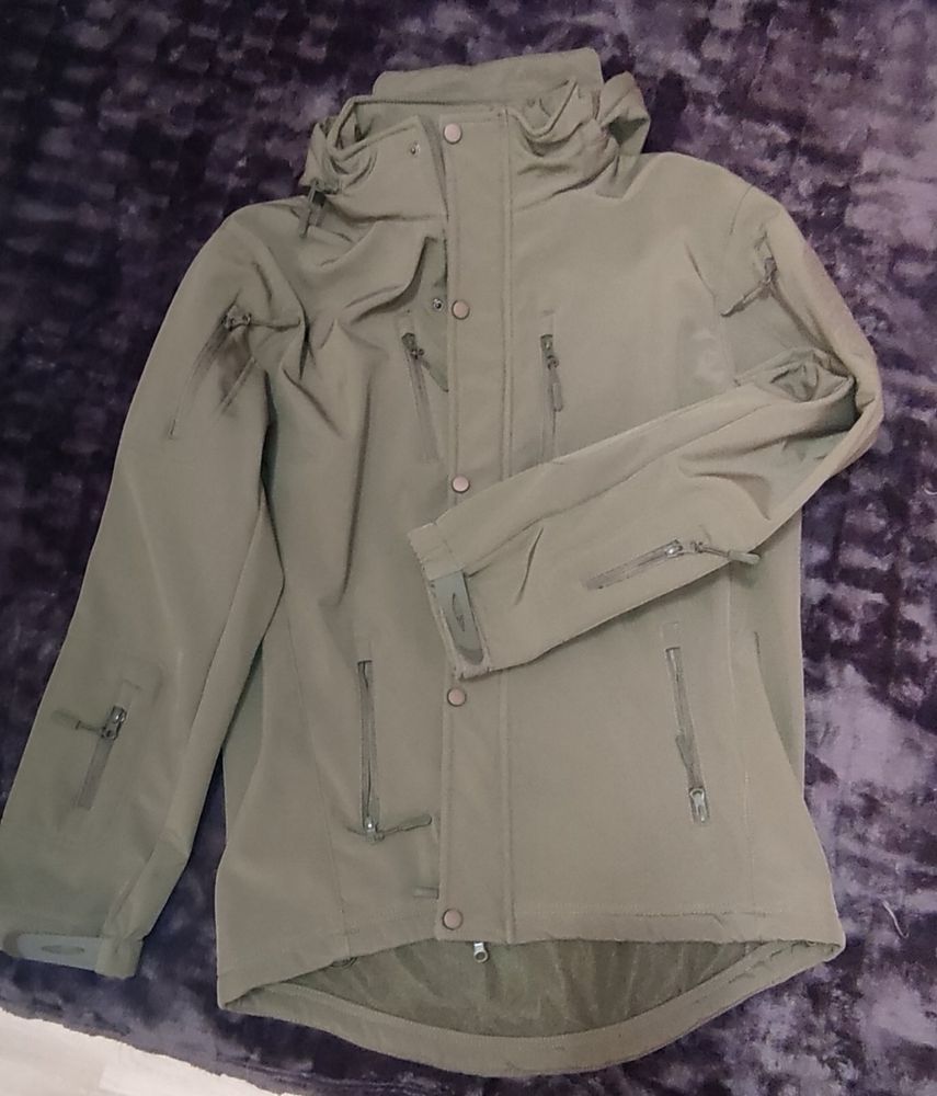 Тактическая Куртка софтшелл олива XL