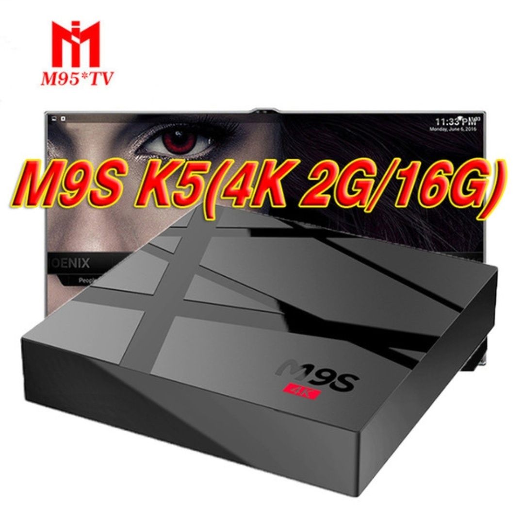 BOX Caixas SMART TV M9S PRO 2/16GB IPTV Canais Android NOVA