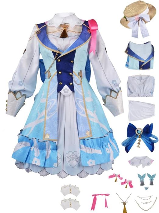 Damski Kostium Genshin Impact Kamisato Ayaka