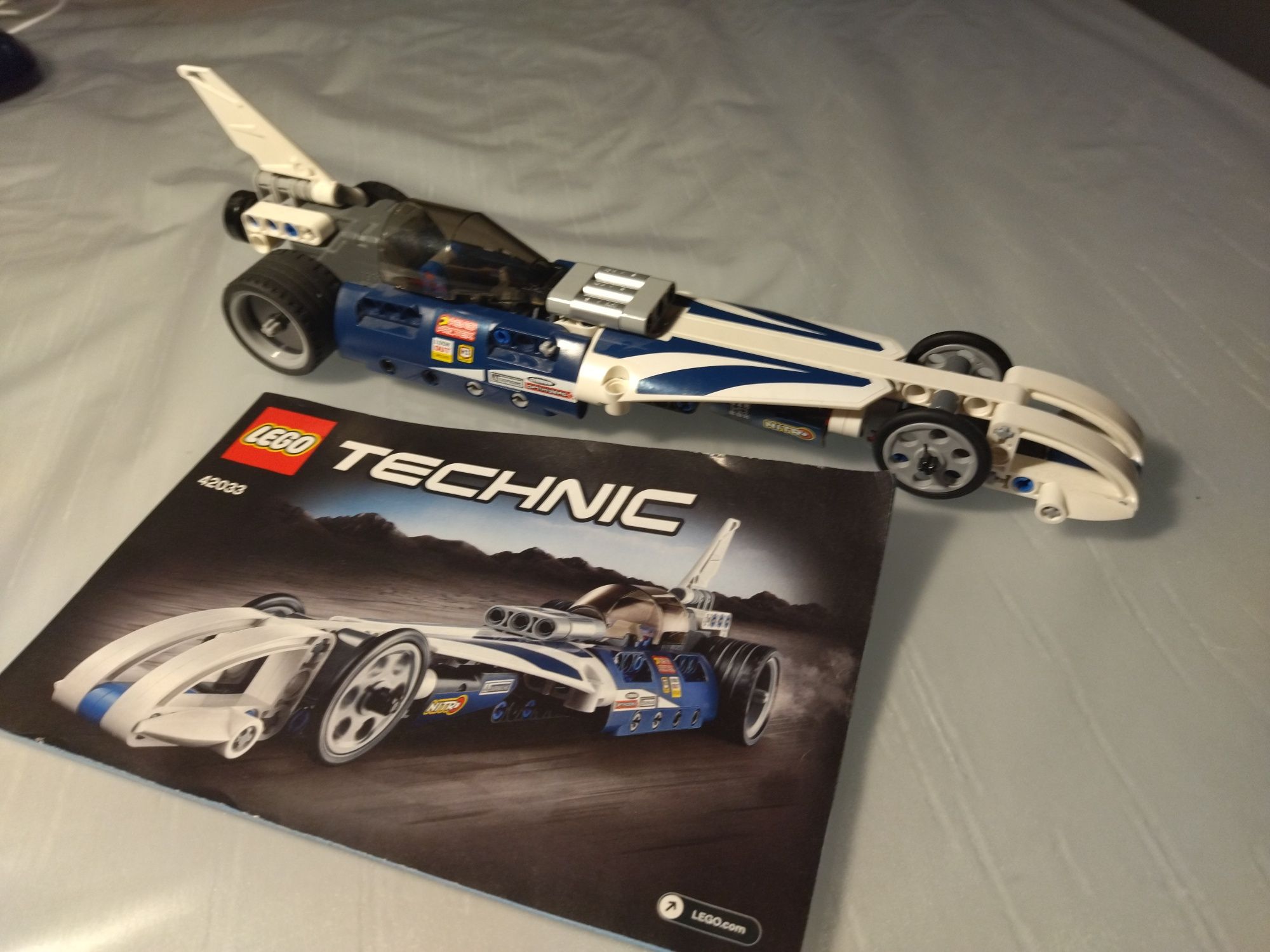 LEGO technic 42033 wyścigowy z napędem wyścigowy samochód formuła 1