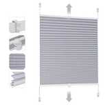 Roleta plisowana Sekey 130 x 150 cm jasnoszara