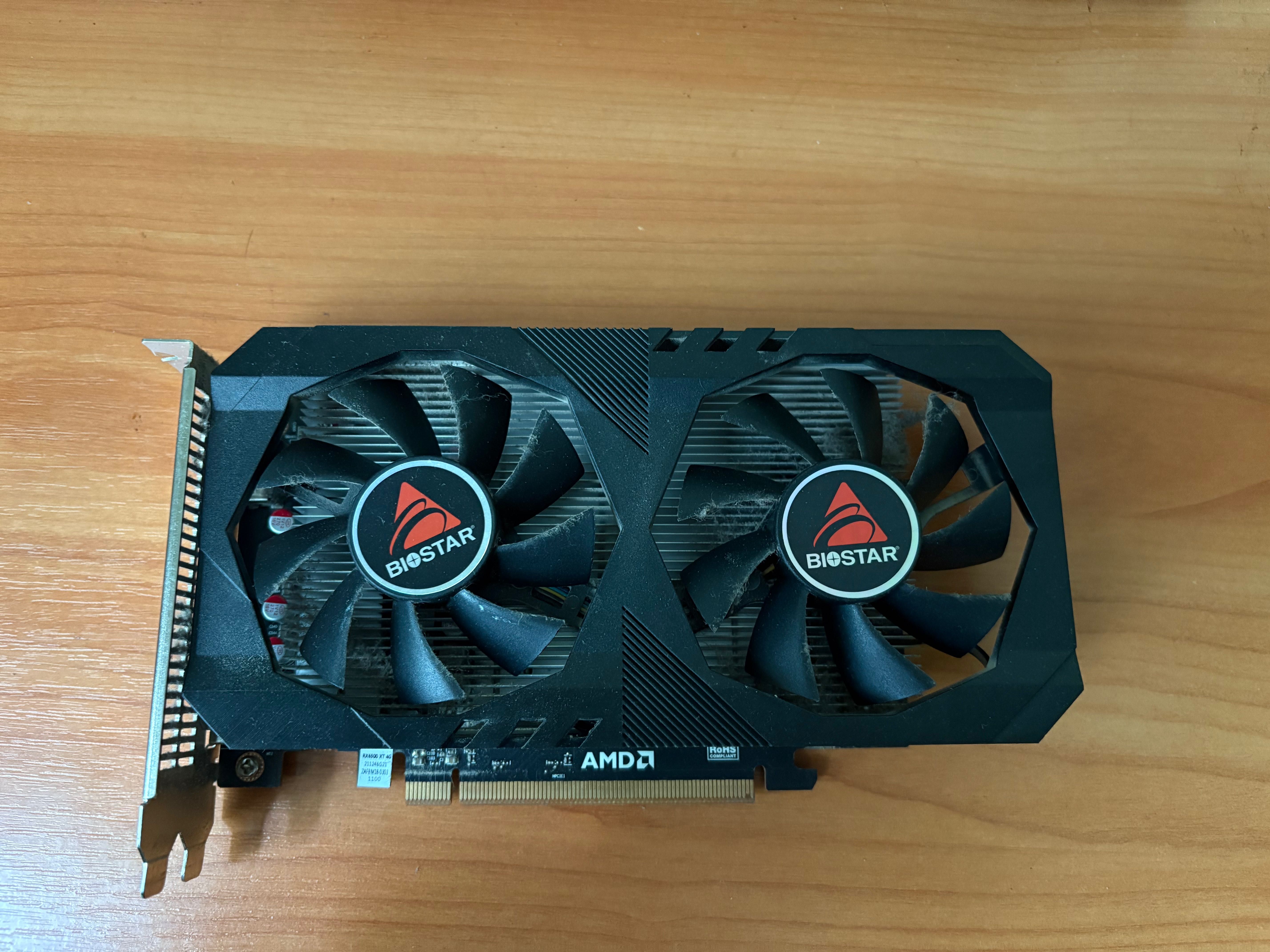 Продам відеокарту AMD RADEON RX6500XT BIOSTAR.