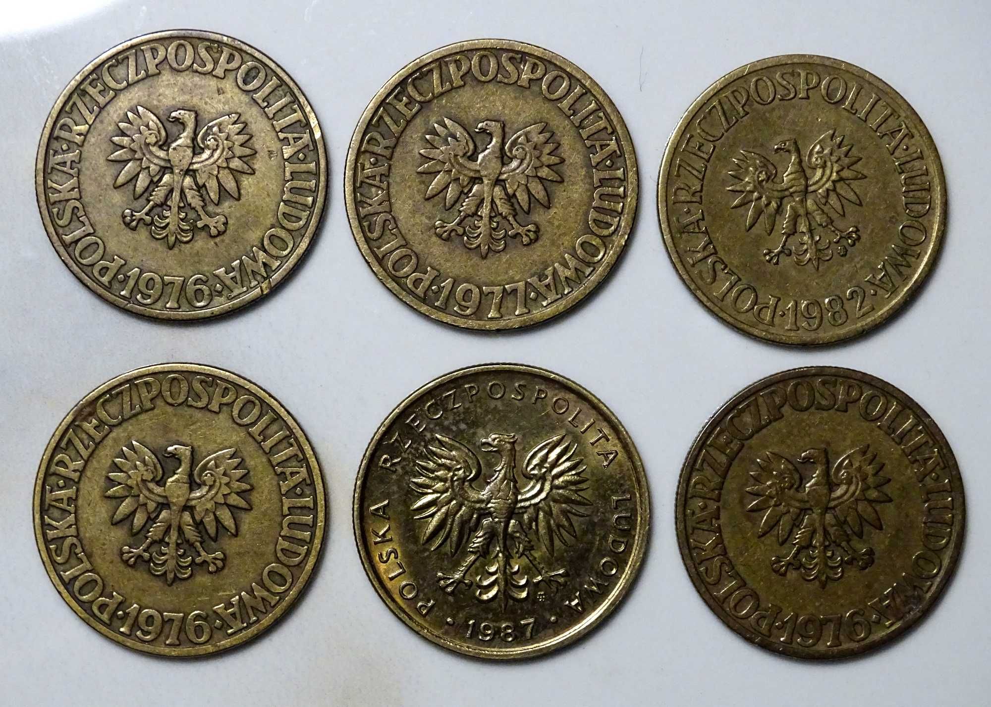 6 monet 5 zł 1976-87
