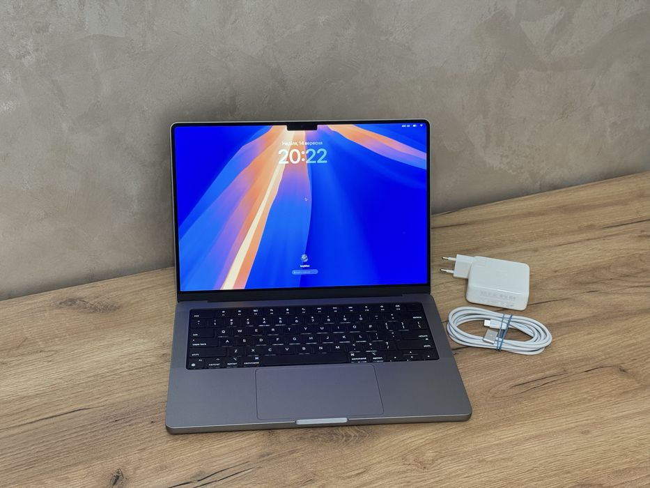 АКБ 96% Ідеальний MacBook Pro 14” M1 Pro 2021 16 / 512 ГБ Space Gray