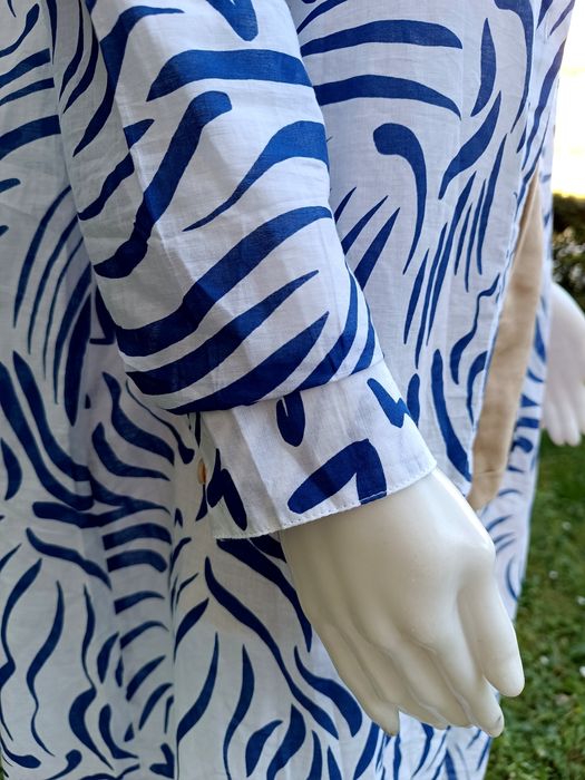 Koszula damska Primark maxi bawełna wzory owoce