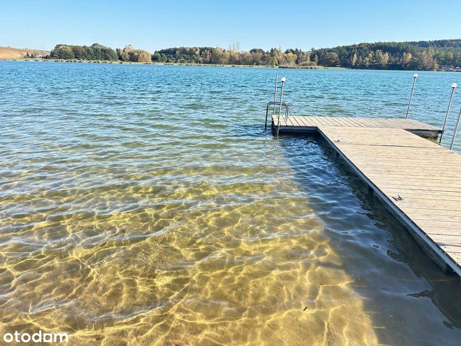 Działka nad jeziorem przy źródełku