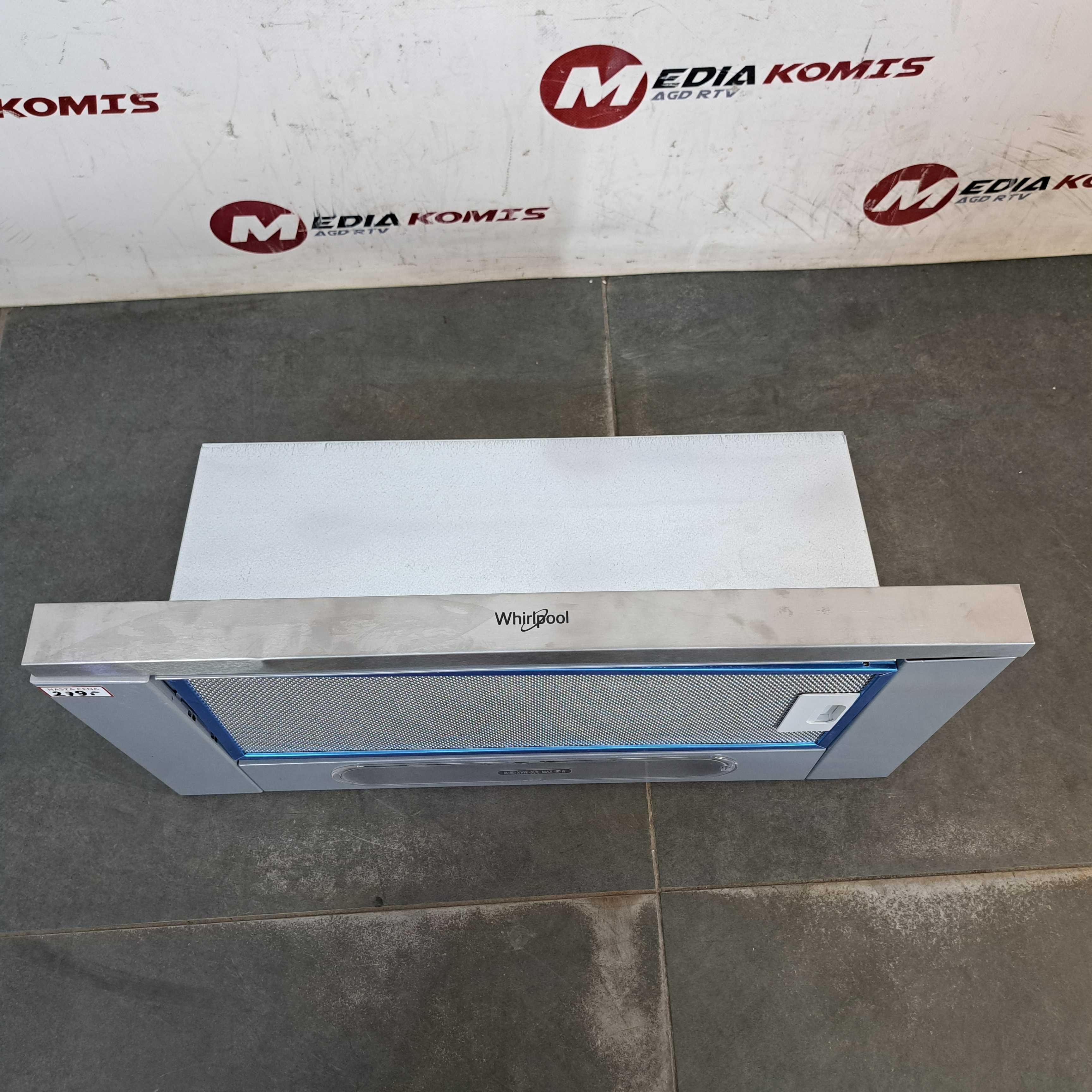 Okap Whirlpool AKR 6390/1 (2 lata gwar)KlasaD/60cm szer/maks wyd-304m3