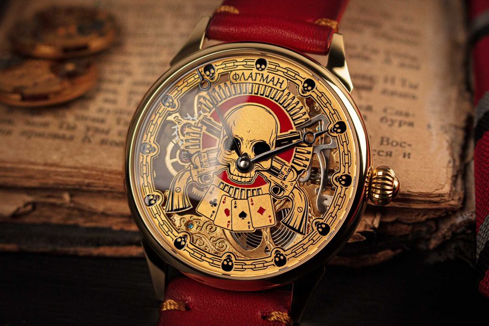 Часы мужские скелетоны казино часы Покерные часы на руку механика