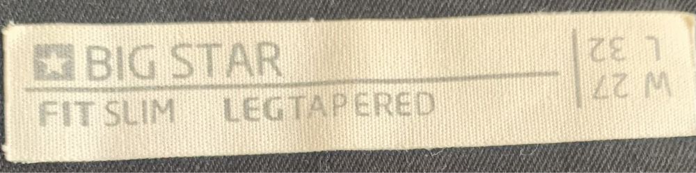 Spodnie damskie jeansowe Fir Slim W27 L32 czarne