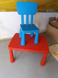 Ikea Mammut stolik+ krzesełko