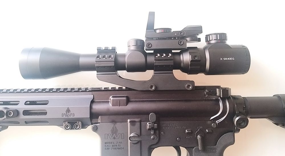 Приціл оптичний 3 в 1 комбо.
3-9x40EG.