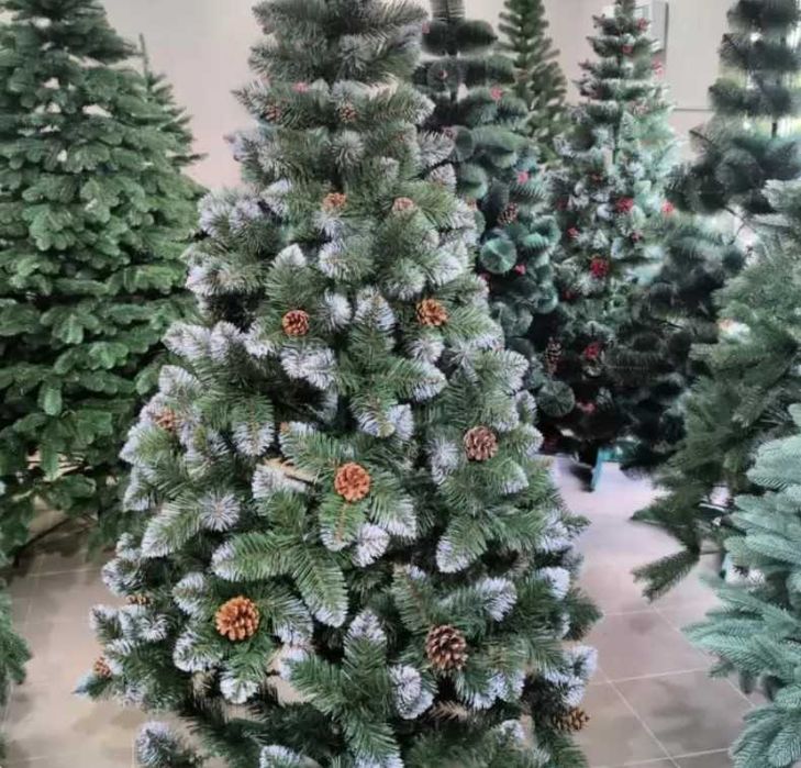 ‼️Акція‼️ Штучна ялинка "Елітна з Шишками" | Елка искусственная, ель