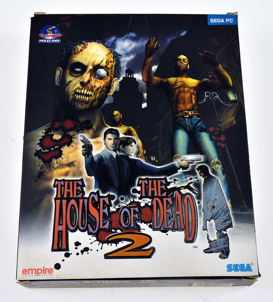 THE HOUSE OF THE DEAD 2 - duży big box 1-wydanie PL Sega Techland 2001