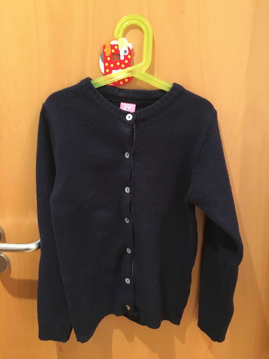 Casaco para menina azul escuro