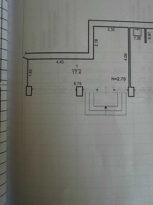 Оренда приміщення 17 м.кв. вул. Гайдамацька
