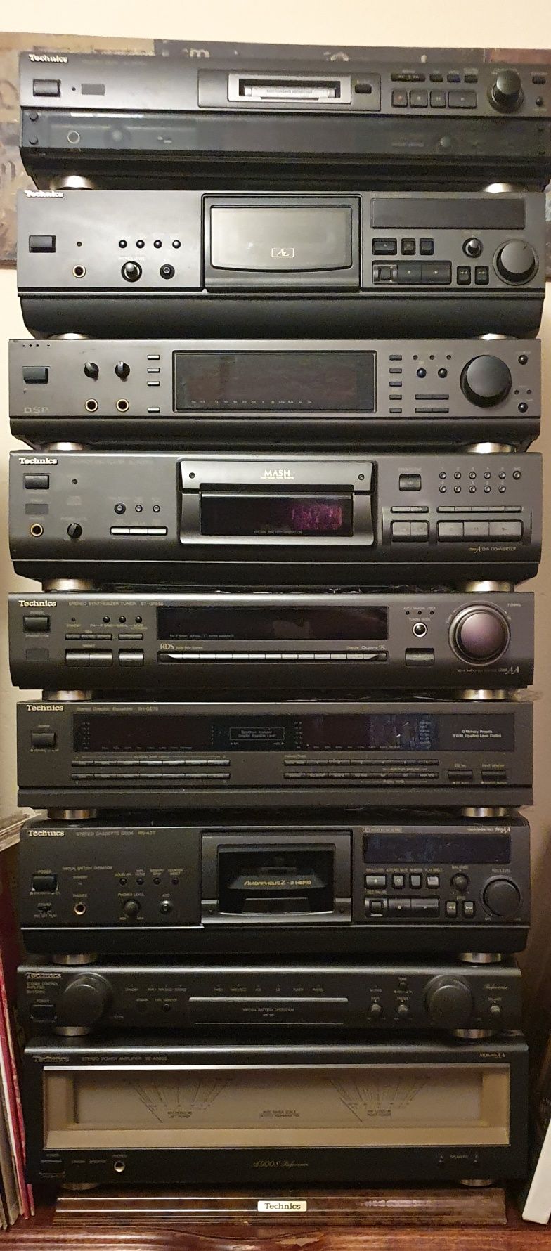 Wieża Technics SE-A909S,AZ7,SH-GE 90,70 9 elementów