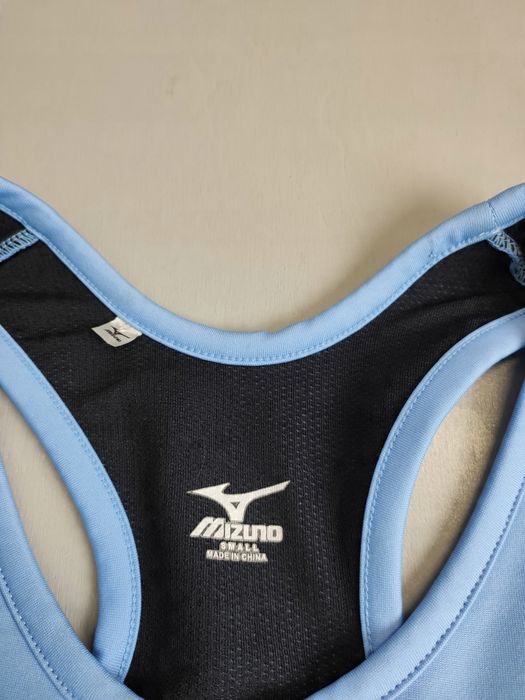 Mizuno treningowa koszulka top sportowy niebieski s