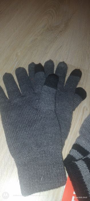 Dwie pary grubych zimowych rękawiczek męskich - rozmiar L