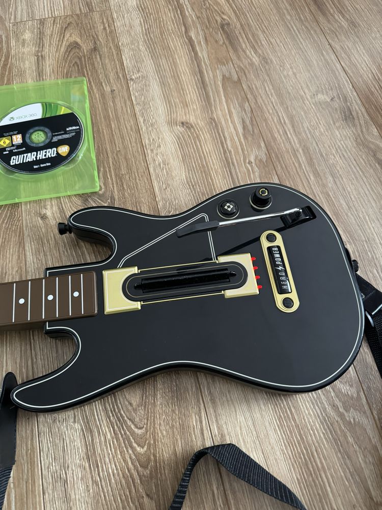 Kontroler Guitar Hero Live Gitara + Gra Xbox 360 Xbox 360 Slim