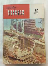 Czasopismo Młody Technik nr 12 / 1974