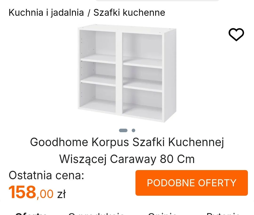 Nowa Szafka kuchenna GoodHome