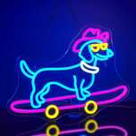 Sinal Luminoso Néon LED em Acrílico " HOTDOG - SKATE "