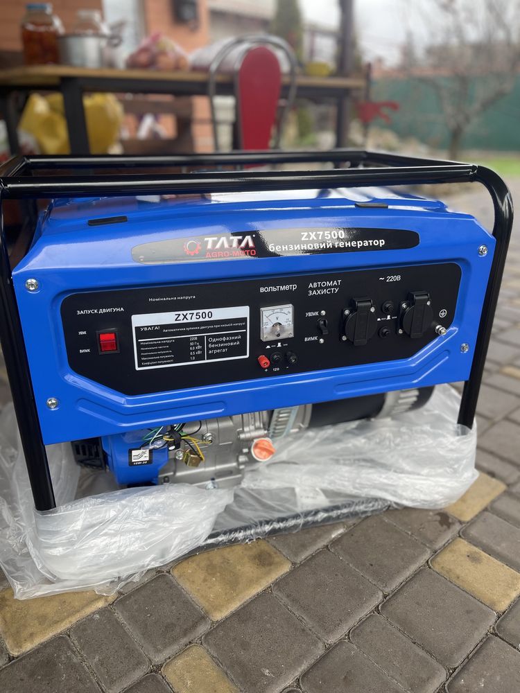 Новый генератор Tata ZX7500 на 6 кВт