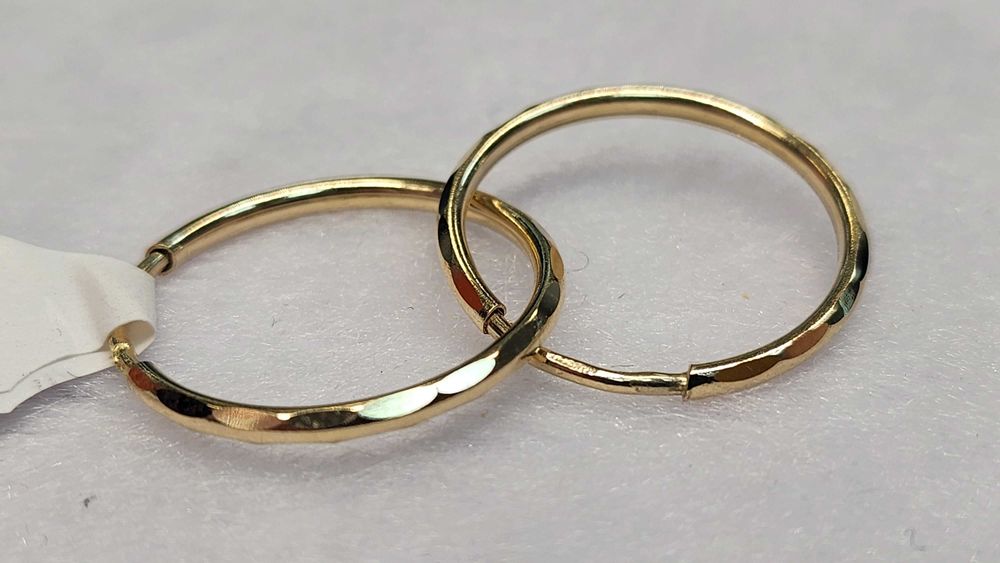 PIĘKNE ZŁOTE KOLCZYKI 585 1,08G Nowe! Best Mobile Lombard Nr.1417