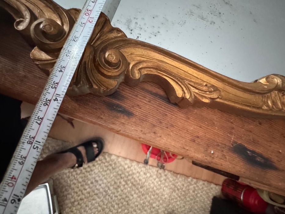 vintage Espelho Antigo Estilo Barroco dec 50