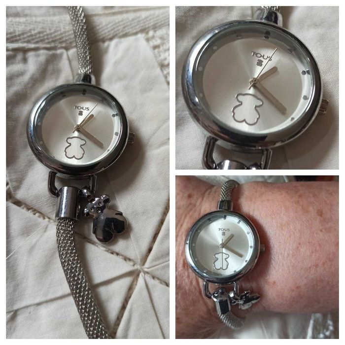 Relógio em aço inoxidável