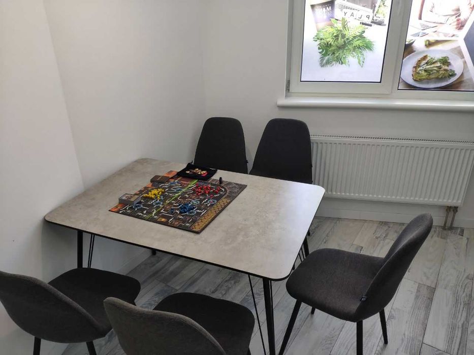 Стіл 120 на 80, сірий, дизайнерський