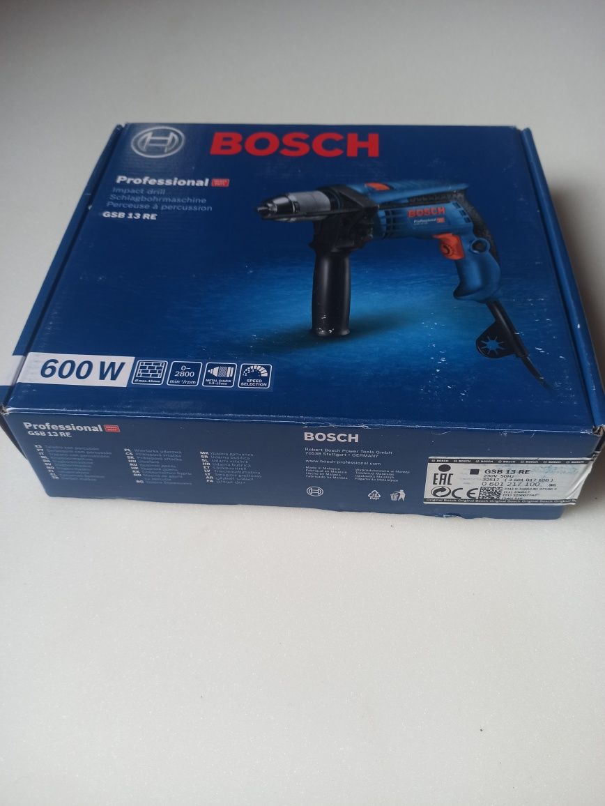 Дрель Bosch GSB 13RE  600Вт , оригінальна