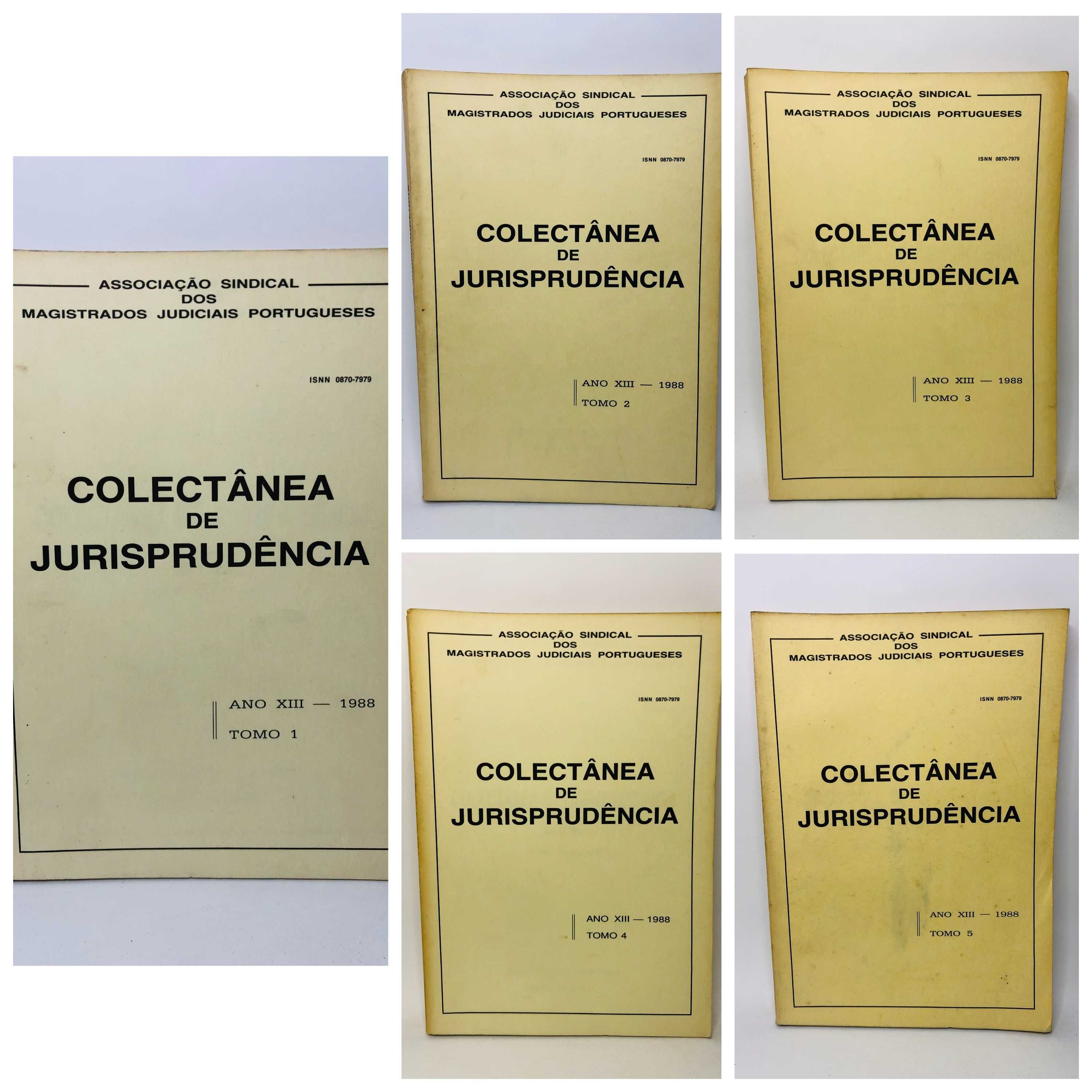 Colectânea de Jurisprudência Ano XIII - 1988 Tomo 1, 2, 3, 4 e 5