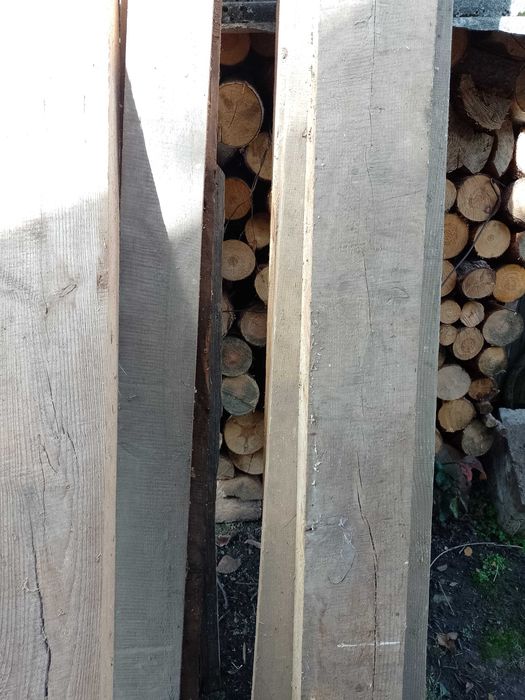 dyle bale z rozbiórki  sosnowe 80 lat 2,30-3 m 17x 18x9cm starordzew