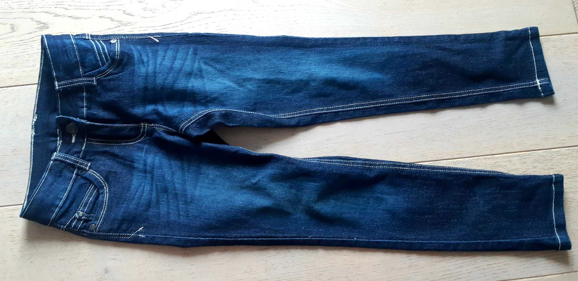 spodnie jeansowe dla dziewczynki 7 8 lat 128  PEPPERTS jak nowe